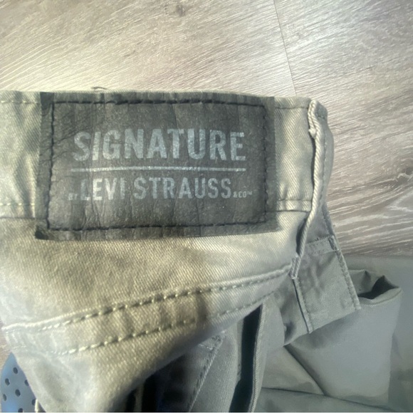Signature by Levi Strauss Green Straight‎ Leg Jeans size 34/34 - Picture 7 of 13